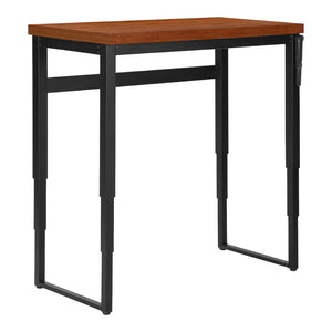Bureau de travail ajustable en bois/MDF et métal noir - I 7675-7676-7677