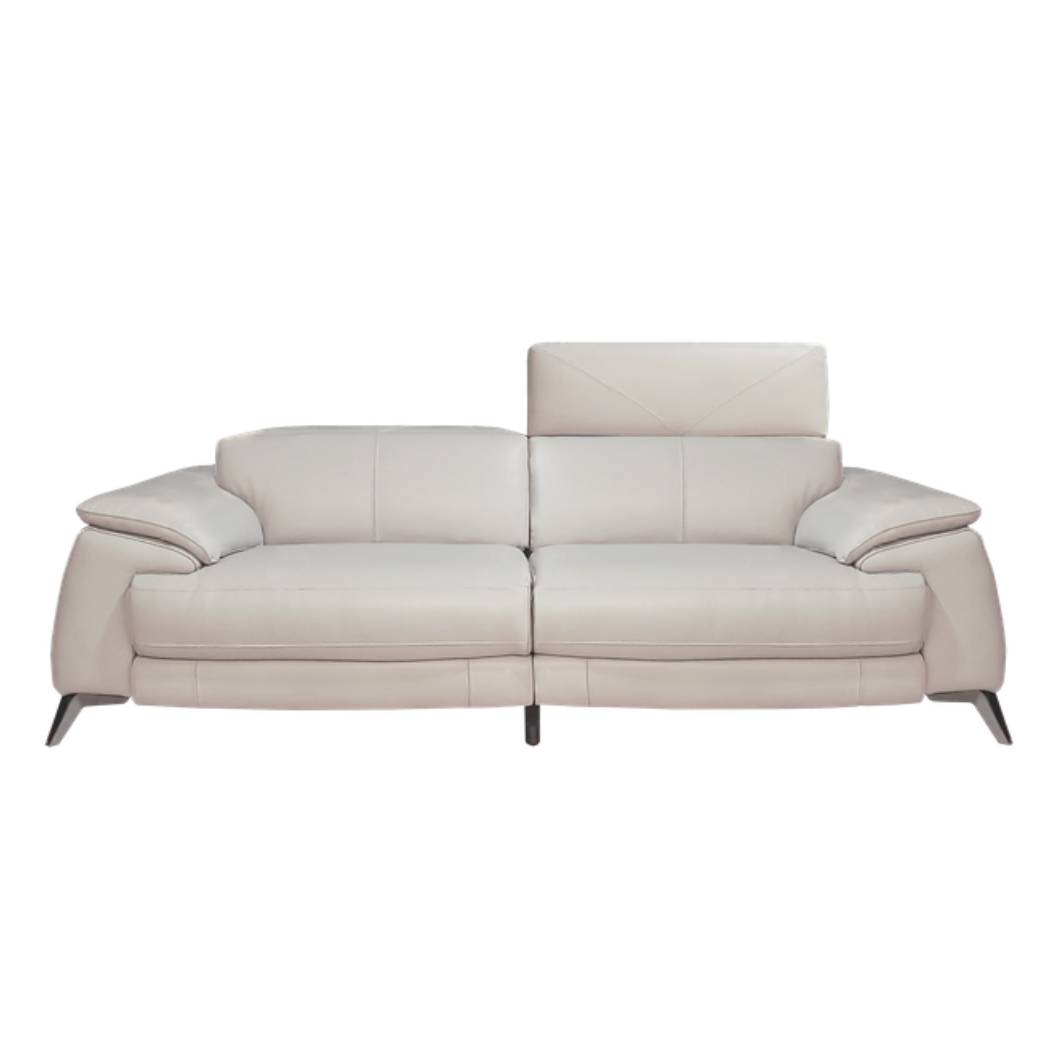 Sofa condo motorisé en cuir crème - MU-A6234-PR
