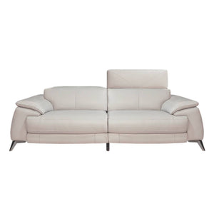 Sofa condo motorisé en cuir crème - MU-A6234-PR