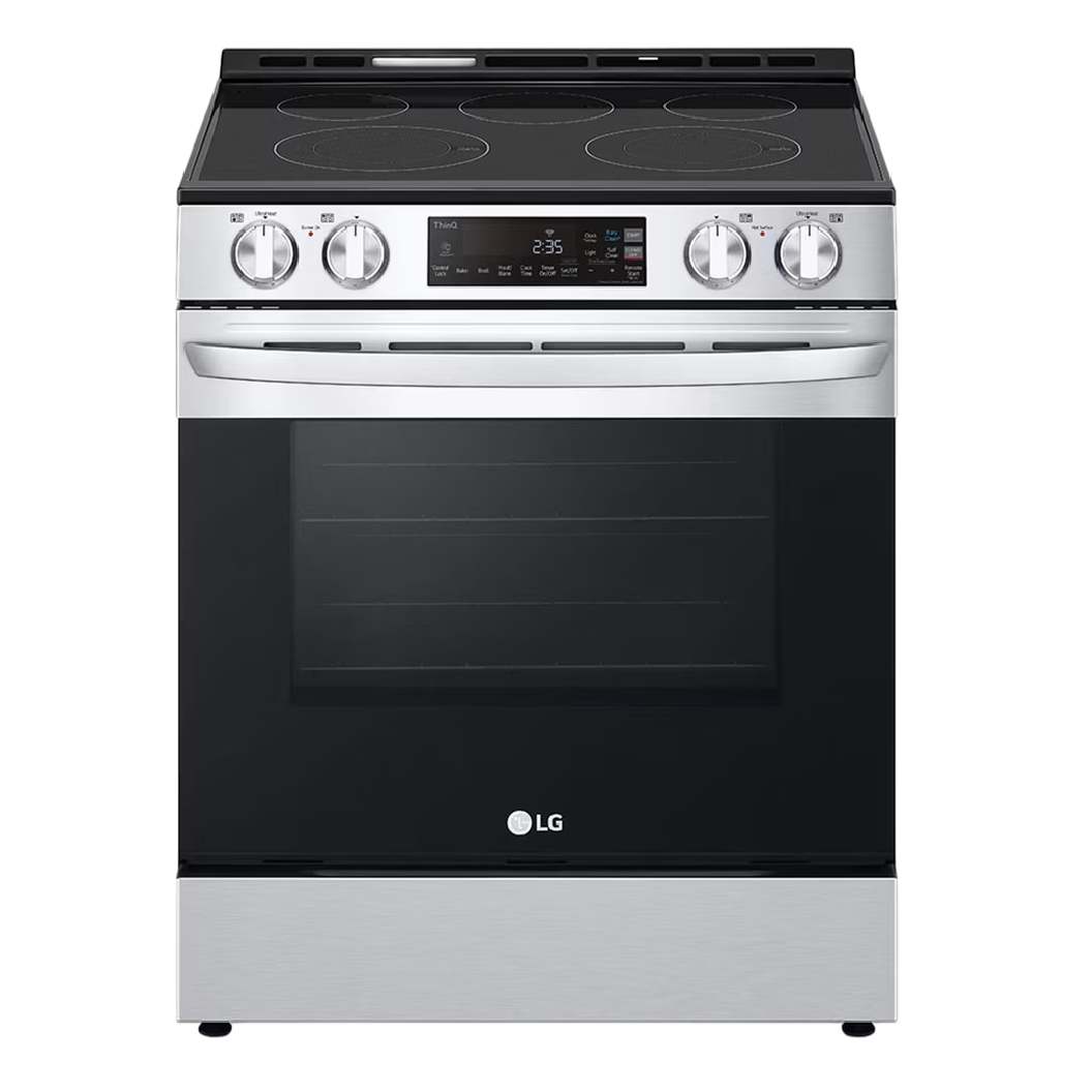 Cuisinière électrique encastrable 30 po, 6,3 pi³ Inox avec Wi-Fi