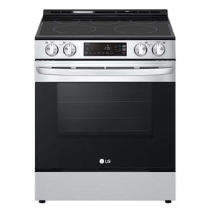 Cuisinière électrique encastrable 30 po, 6,3 pi³ Inox avec Wi-Fi