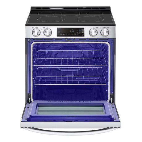 Cuisinière électrique encastrable 30 po, 6,3 pi³ Inox avec Wi-Fi