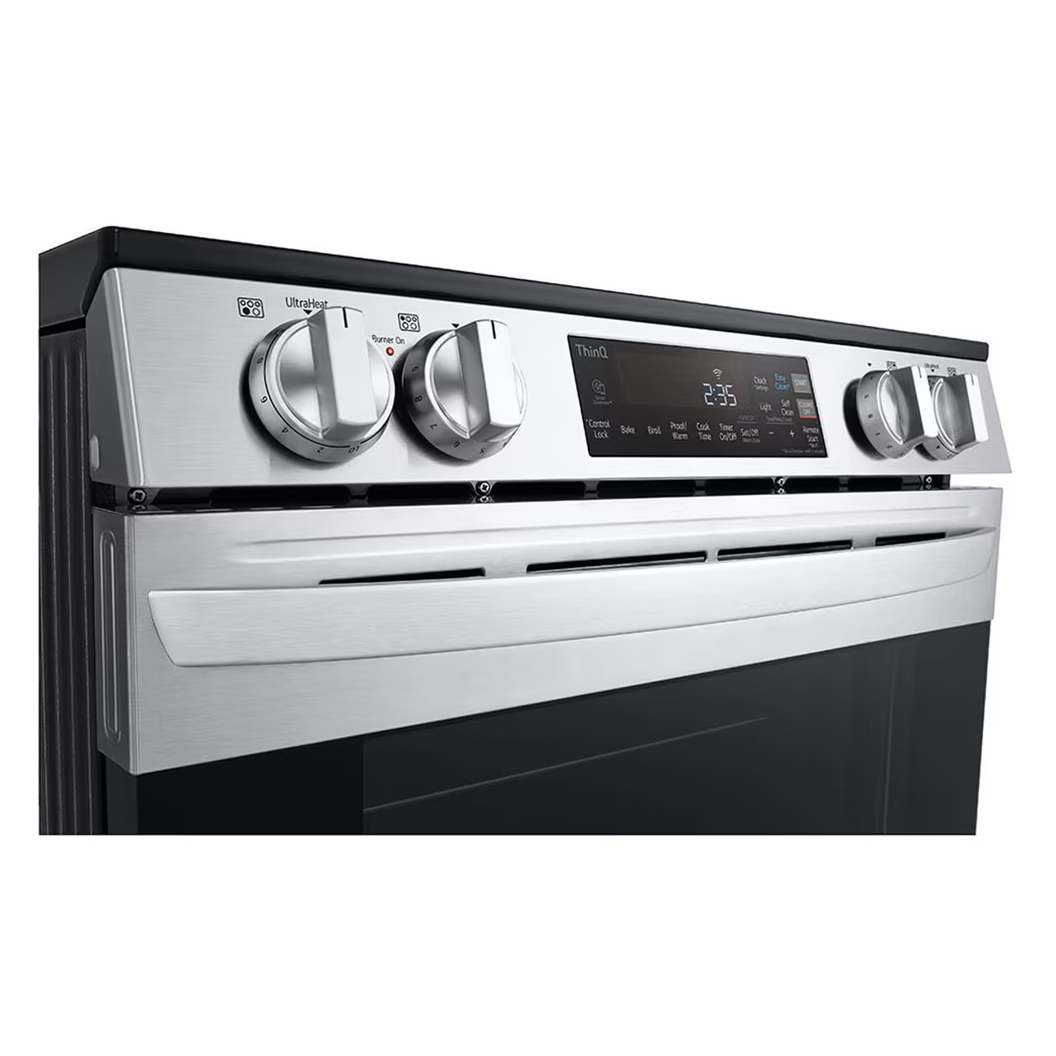 Cuisinière électrique encastrable 30 po, 6,3 pi³ Inox avec Wi-Fi