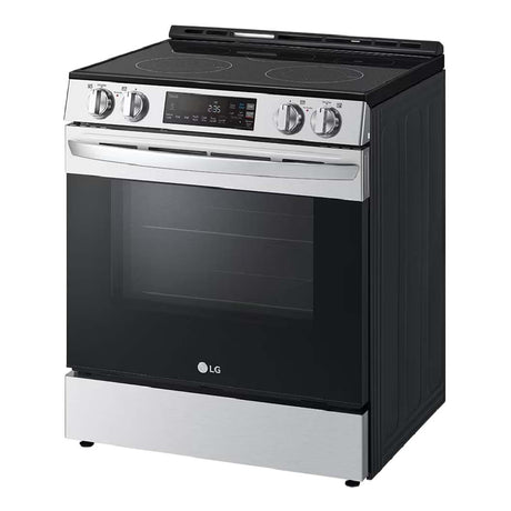 Cuisinière électrique encastrable 30 po, 6,3 pi³ Inox avec Éléments doubles UltraHeat™, EasyClean® et Wi-Fi