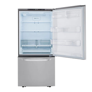 Réfrigérateur congélateur bas Inox 33po