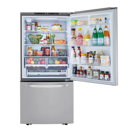 Réfrigérateur congélateur bas Inox 33po