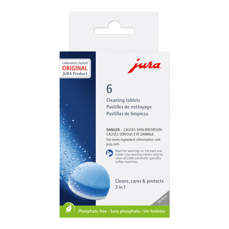 Pastilles de nettoyage 3 phases - 6 pièces