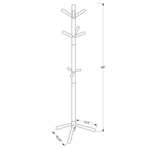 Porte-manteau en bois espresso avec 9 crochets - I 2004