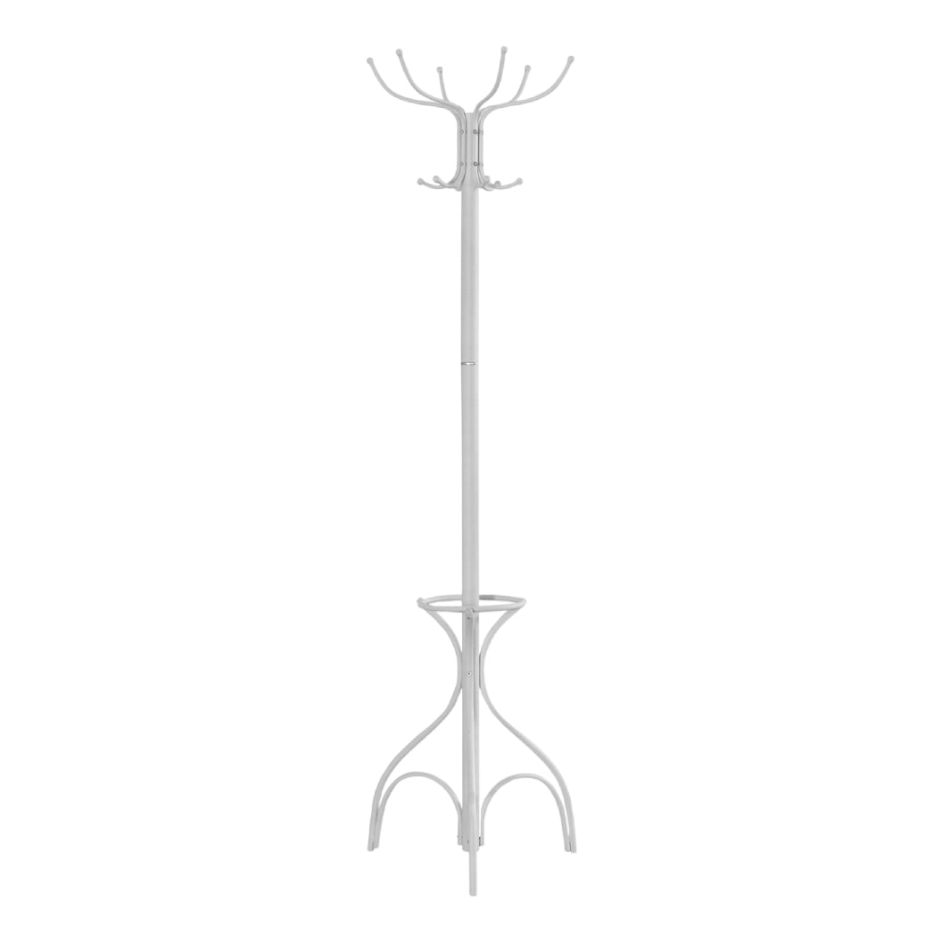 Porte-manteau en métal avec 12 crochets et soutien à parapluie - I 2030-2031-2032