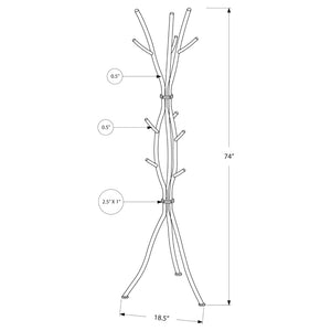 Porte-manteau en métal martelé avec 8 crochets - I 2061-2062-2063