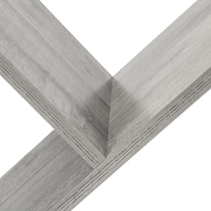 Étagère en métal noir avec 6 tablettes en MDF/stratifié - I 2200-2201-2202