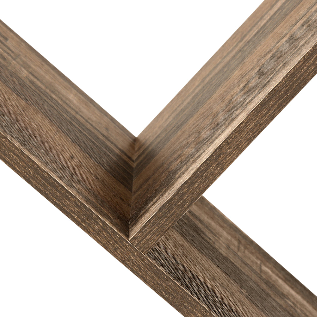 Étagère en métal noir avec 6 tablettes en MDF/stratifié - I 2200-2201-2202