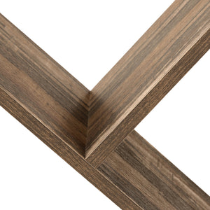 Étagère en métal noir avec 6 tablettes en MDF/stratifié - I 2200-2201-2202