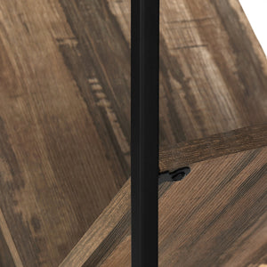 Étagère en métal noir avec 6 tablettes en MDF/stratifié - I 2200-2201-2202