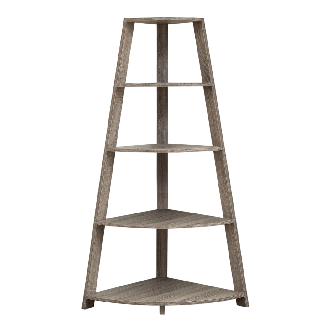 Étagère de coin en MDF/stratifié avec 4 tablettes - I 2424-2425