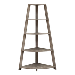 Étagère de coin en MDF/stratifié avec 4 tablettes - I 2424-2425