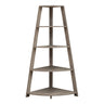 Étagère de coin en MDF/stratifié avec 4 tablettes - I 2424-2425