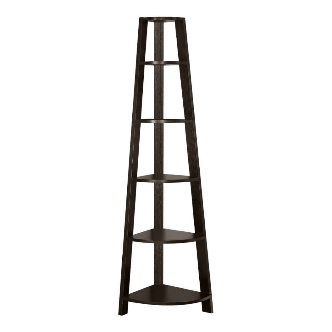 Étagère de coin en MDF/stratifié avec 5 tablettes - I 2495-2496-2497-2499-2750