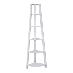 Étagère de coin en MDF/stratifié avec 5 tablettes - I 2495-2496-2497-2499-2750