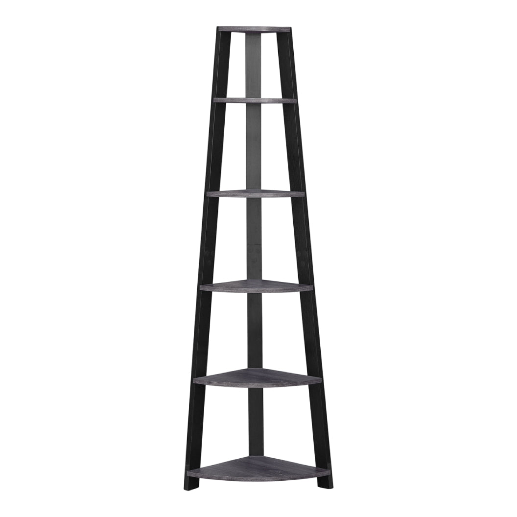 Étagère de coin en MDF/stratifié avec 5 tablettes - I 2495-2496-2497-2499-2750