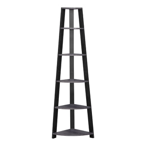 Étagère de coin en MDF/stratifié avec 5 tablettes - I 2495-2496-2497-2499-2750