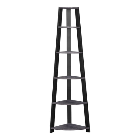 Étagère de coin en MDF/stratifié avec 5 tablettes - I 2495-2496-2497-2499-2750