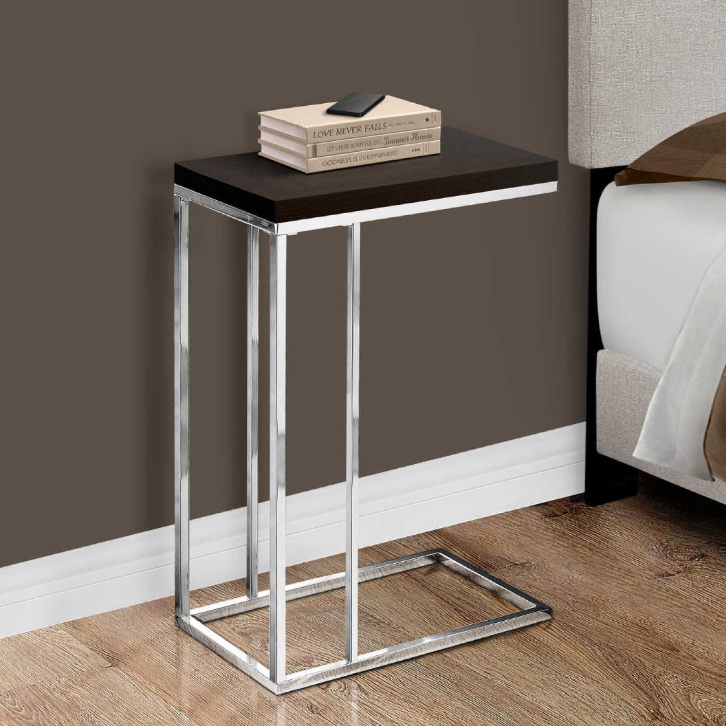 Table d'appoint en MDF/stratifié en métal chromé - I 3007-3008-3088-3228-3253-3372