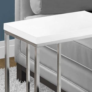 Table d'appoint en MDF/stratifié en métal chromé - I 3007-3008-3088-3228-3253-3372