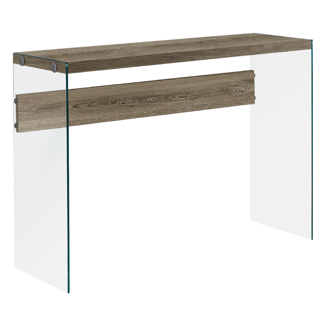 Table console en MDF/stratifié et verre trempé - I 3055-3232-3288