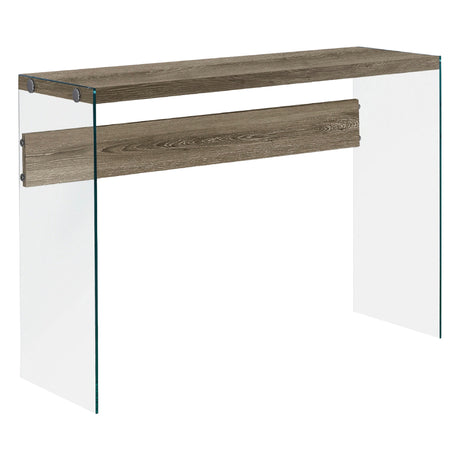 Table console en MDF/stratifié et verre trempé - I 3055-3232-3288
