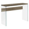 Table console en MDF/stratifié et verre trempé - I 3055-3232-3288