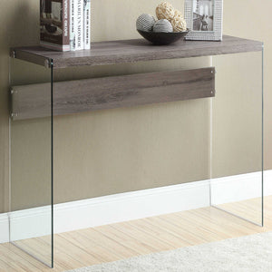 Table console en MDF/stratifié et verre trempé - I 3055-3232-3288