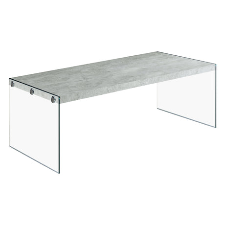 Table basse en MDF/stratifié et verre trempé - I 3054-3230-3286