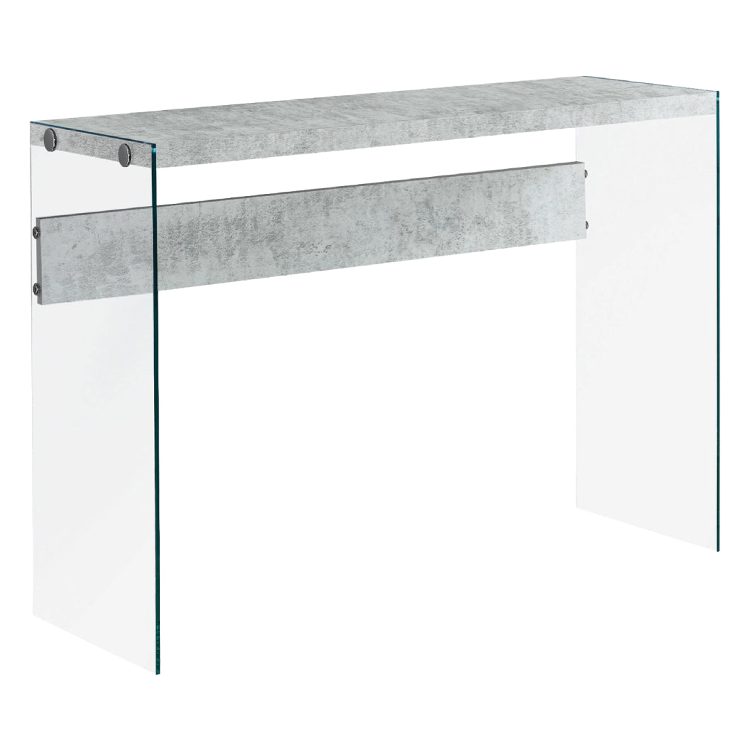 Table console en MDF/stratifié et verre trempé - I 3055-3232-3288