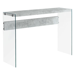 Table console en MDF/stratifié et verre trempé - I 3055-3232-3288