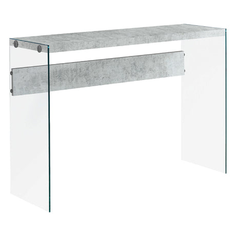 Table console en MDF/stratifié et verre trempé - I 3055-3232-3288