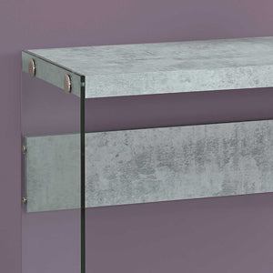 Table console en MDF/stratifié et verre trempé - I 3055-3232-3288