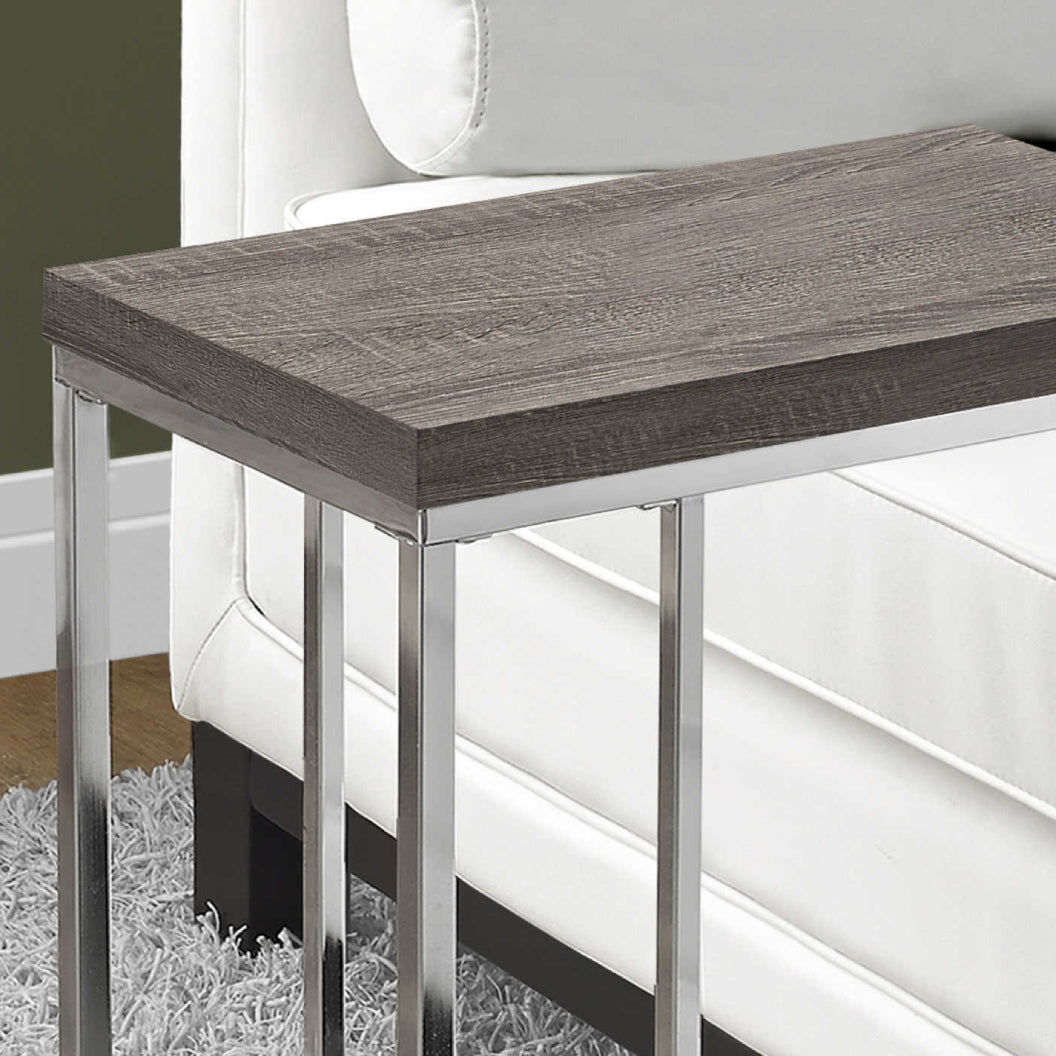 Table d'appoint en MDF/stratifié en métal chromé - I 3007-3008-3088-3228-3253-3372