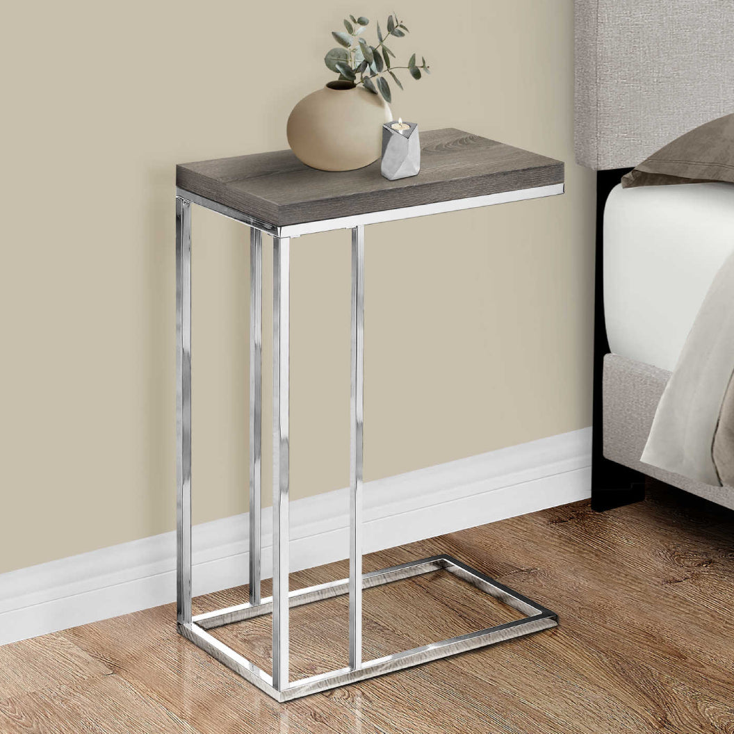 Table d'appoint en MDF/stratifié en métal chromé - I 3007-3008-3088-3228-3253-3372