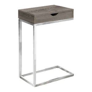 Table d'appoint en MDF/stratifié et métal chromé - I 3236-3254-3373