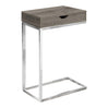 Table d'appoint en MDF/stratifié et métal chromé - I 3236-3254-3373