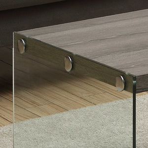 Table basse en MDF/stratifié et verre trempé - I 3054-3230-3286