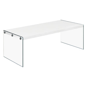 Table basse en MDF/stratifié et verre trempé - I 3054-3230-3286