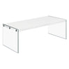 Table basse en MDF/stratifié et verre trempé - I 3054-3230-3286