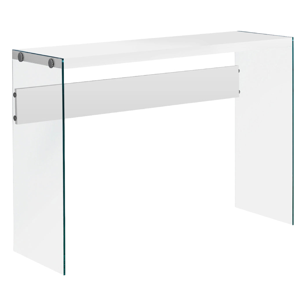 Table console en MDF/stratifié et verre trempé - I 3055-3232-3288