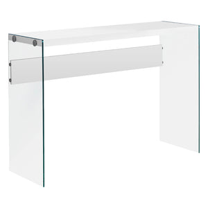 Table console en MDF/stratifié et verre trempé - I 3055-3232-3288