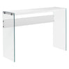 Table console en MDF/stratifié et verre trempé - I 3055-3232-3288