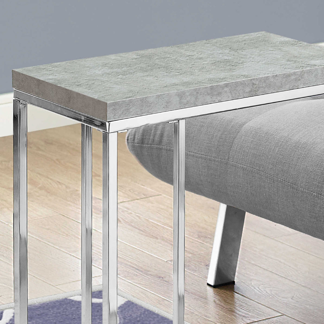 Table d'appoint en MDF/stratifié en métal chromé - I 3007-3008-3088-3228-3253-3372
