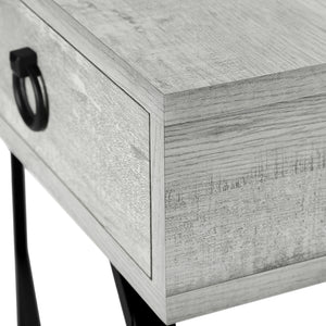 Table console en MDF/stratifié et métal noir avec 1 grand tiroir - I 3453-3454-3455