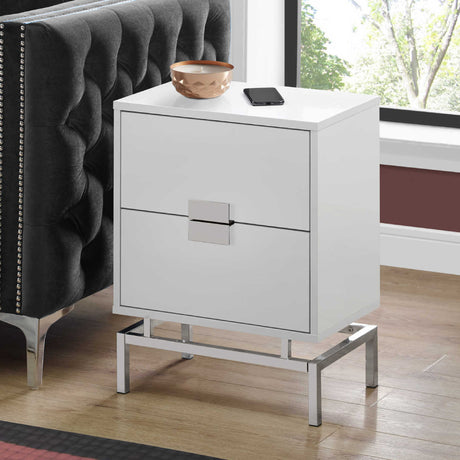 Table d'appoint en MDF/stratifié et métal - I 3490-3493